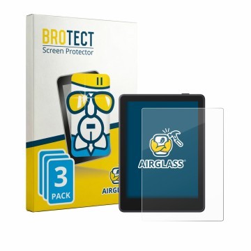 Vorderseite einer Produktverpackung mit dem Markenlogo BROTECT. Daneben ist das Gerät Boox Go 6 Gen II mit dem zugehörigen Dis