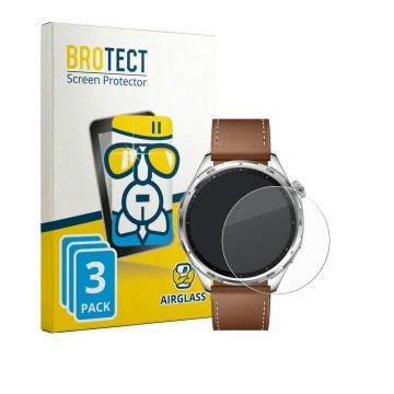 Parte frontale di una confezione del prodotto con il logo del marchio BROTECT. Accanto è raffigurato il dispositivo Honor Watc