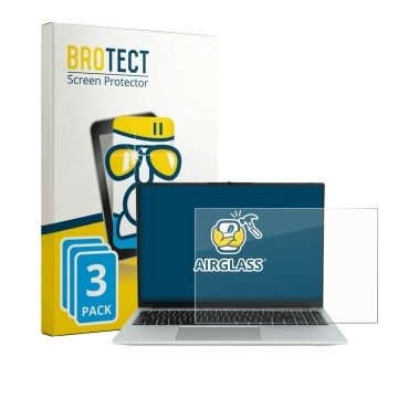 Vorderseite einer Produktverpackung mit dem Markenlogo BROTECT. Daneben ist das Gerät Wortmann Terra Mobile 1610R mit dem zuge