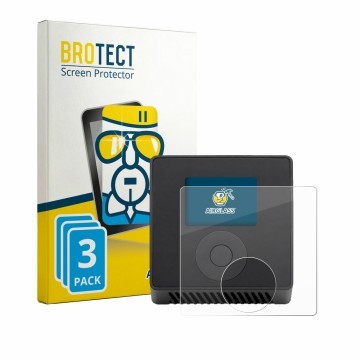 Parte frontale di una confezione del prodotto con il logo del marchio BROTECT. Accanto è raffigurato il dispositivo Spektrum S