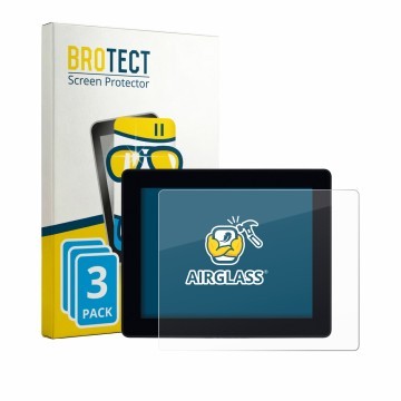 Face avant d’un emballage produit avec le logo de la marque BROTECT. À côté, l’appareil Iiyama ProLite TF1215MC-B1 est représe