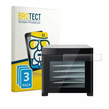 Parte frontale di una confezione del prodotto con il logo del marchio BROTECT. Accanto è raffigurato il dispositivo Cosori CP2
