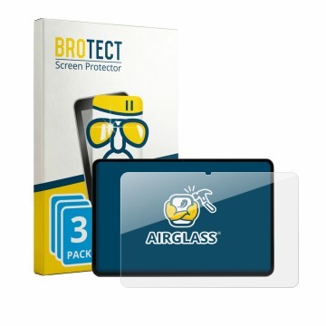 Vorderseite einer Produktverpackung mit dem Markenlogo BROTECT. Daneben ist das Gerät RedMagic Gaming Tablet 5 Pro mit dem zug
