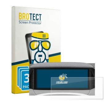 Parte frontal de un envase de producto con el logotipo de la marca BROTECT. Al lado se muestra el dispositivo MG S5 EV ZS3E 20
