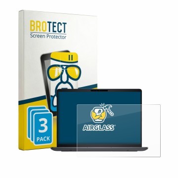 Face avant d’un emballage produit avec le logo de la marque BROTECT. À côté, l’appareil Dell Pro 3-Serie 14 P314260 est représ