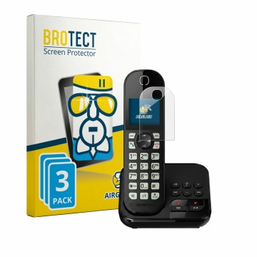 Parte frontale di una confezione del prodotto con il logo del marchio BROTECT. Accanto è raffigurato il dispositivo Panasonic 
