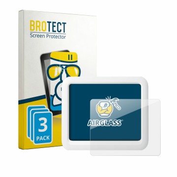 Face avant d’un emballage produit avec le logo de la marque BROTECT. À côté, l’appareil SwitchBot Meter Pro est représenté ave