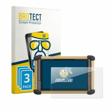 Parte frontale di una confezione del prodotto con il logo del marchio BROTECT. Accanto è raffigurato il dispositivo DT Researc