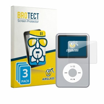 Vorderseite einer Produktverpackung mit dem Markenlogo BROTECT. Daneben ist das Gerät innioasis Y1 mit dem zugehörigen Display