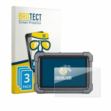 Face avant d’un emballage produit avec le logo de la marque BROTECT. À côté, l’appareil Launch X-431 Pro TT est représenté ave