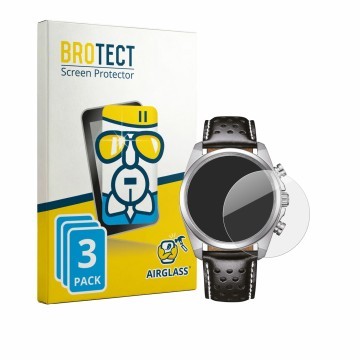 Vorderseite einer Produktverpackung mit dem Markenlogo BROTECT. Daneben ist das Gerät Citizen CA4640-09A mit dem zugehörigen D