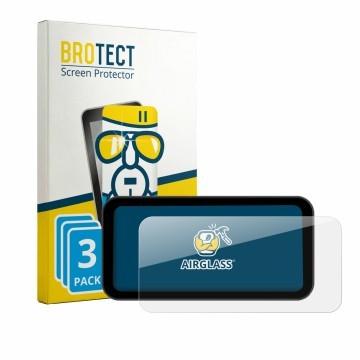 Vorderseite einer Produktverpackung mit dem Markenlogo BROTECT. Daneben ist das Gerät Carpuride W603F 6.3