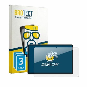 Front side of a product packaging with the brand logo BROTECT. Next to it is the device Teclast P50 2026 shown with the corres