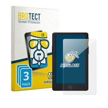 Front side of a product packaging with the brand logo BROTECT. Next to it is the device Xteink X4 Pro shown with the correspon
