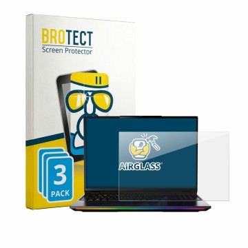 Parte frontale di una confezione del prodotto con il logo del marchio BROTECT. Accanto è raffigurato il dispositivo MEDION Era