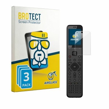 Face avant d’un emballage produit avec le logo de la marque BROTECT. À côté, l’appareil Sofabaton U3 est représenté avec la pr