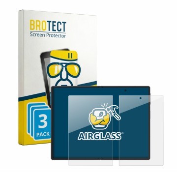 Face avant d’un emballage produit avec le logo de la marque BROTECT. À côté, l’appareil Samsung Galaxy Z Fold 8 (Affichage int