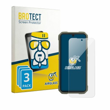 Parte frontale di una confezione del prodotto con il logo del marchio BROTECT. Accanto è raffigurato il dispositivo Cubot King