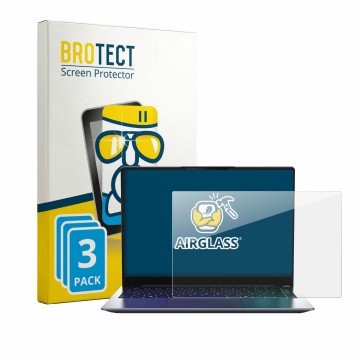 Vorderseite einer Produktverpackung mit dem Markenlogo BROTECT. Daneben ist das Gerät MEDION SPRCHRGD 14 S2 mit dem zugehörige