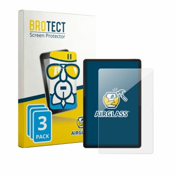Parte frontale di una confezione del prodotto con il logo del marchio BROTECT. Accanto è raffigurato il dispositivo Lenovo Ide