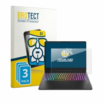 Parte frontale di una confezione del prodotto con il logo del marchio BROTECT. Accanto è raffigurato il dispositivo HP HyperX 