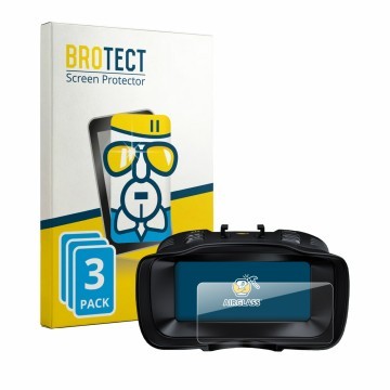 Vorderseite einer Produktverpackung mit dem Markenlogo BROTECT. Daneben ist das Gerät Akaso Seemor-200 mit dem zugehörigen Dis