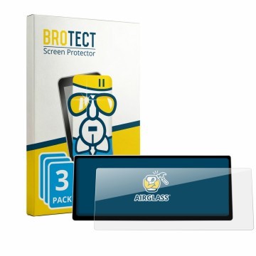 Vorderseite einer Produktverpackung mit dem Markenlogo BROTECT. Daneben ist das Gerät Ninetom 2016-2022 BMW X1 F48 Car Radio 1