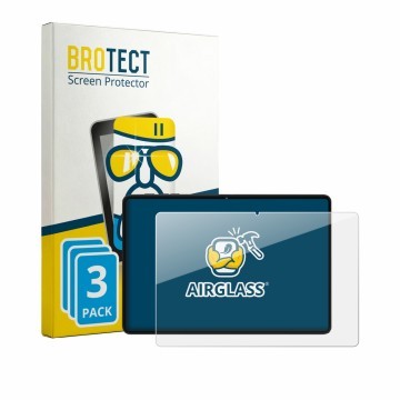 Face avant d’un emballage produit avec le logo de la marque BROTECT. À côté, l’appareil UJJ U3 10.1