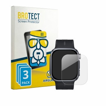 Vorderseite einer Produktverpackung mit dem Markenlogo BROTECT. Daneben ist das Gerät Huawei Watch D3 mit dem zugehörigen Disp