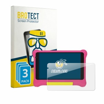 Front side of a product packaging with the brand logo BROTECT. Next to it is the device Yicty YTYTK707-02 7