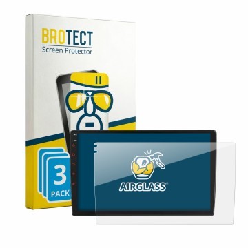 Front side of a product packaging with the brand logo BROTECT. Next to it is the device Junsun V1 Plus 9