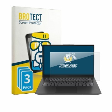 Vorderseite einer Produktverpackung mit dem Markenlogo BROTECT. Daneben ist das Gerät Lenovo Prima 14 IWC mit dem zugehörigen 
