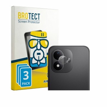Parte frontal de un envase de producto con el logotipo de la marca BROTECT. Al lado se muestra el dispositivo Xiaomi Redmi Not