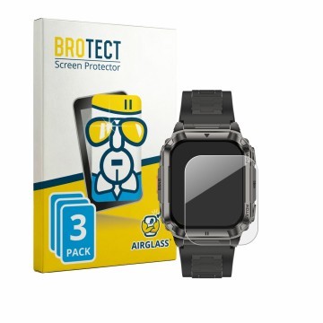 Parte frontale di una confezione del prodotto con il logo del marchio BROTECT. Accanto è raffigurato il dispositivo Ulefone Ar