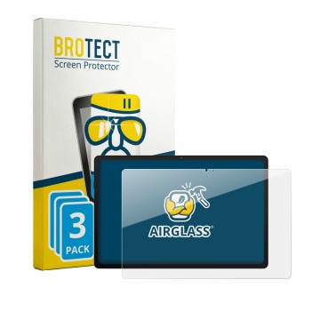 Vorderseite einer Produktverpackung mit dem Markenlogo BROTECT. Daneben ist das Gerät ASUS Chromebook CM32 Detachable CM3206 m