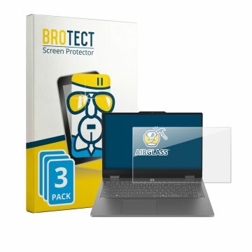 Parte frontale di una confezione del prodotto con il logo del marchio BROTECT. Accanto è raffigurato il dispositivo Lenovo LOQ