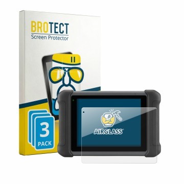 Parte frontale di una confezione del prodotto con il logo del marchio BROTECT. Accanto è raffigurato il dispositivo Autel Maxi