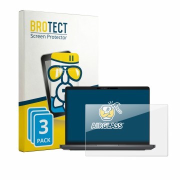 Parte frontale di una confezione del prodotto con il logo del marchio BROTECT. Accanto è raffigurato il dispositivo Dell Pro P