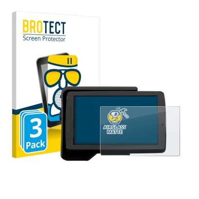 Face avant d’un emballage produit avec le logo de la marque BROTECT. À côté, l’appareil BMW R 1200 GS 2013-2019 Navigator V 5"