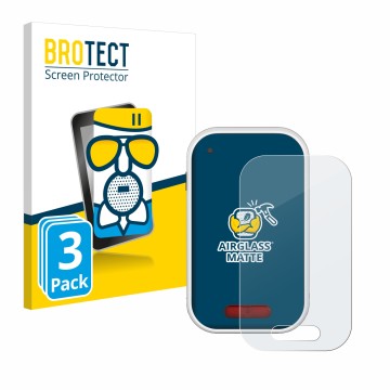Front side of a product packaging with the brand logo BROTECT. Next to it is the device Polar V650 shown with the correspondin