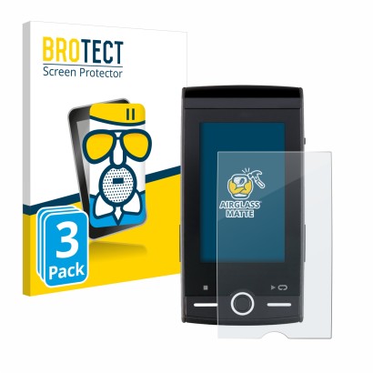 Parte frontal de un envase de producto con el logotipo de la marca BROTECT. Al lado se muestra el dispositivo Sigma ROX 12.0 S