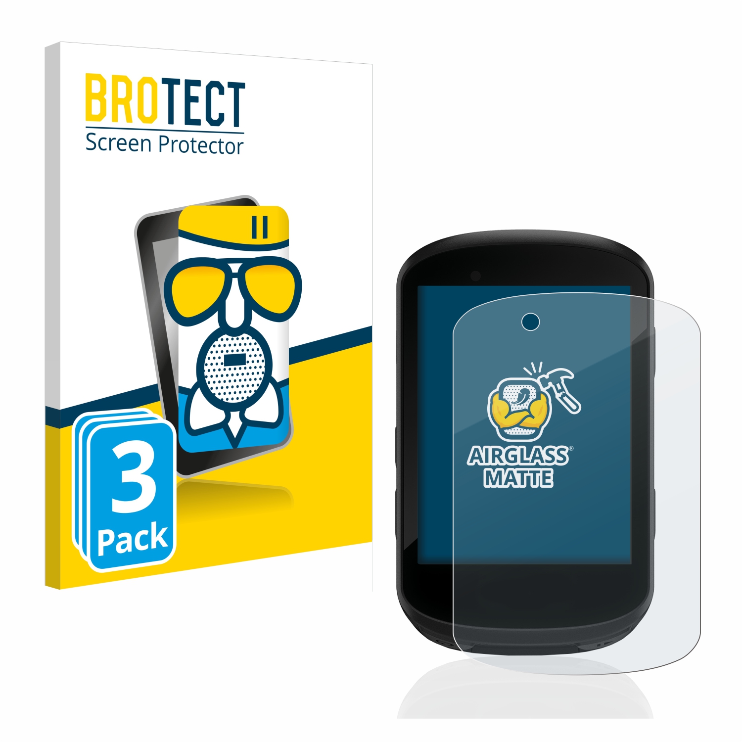 6 Pack Savvies Screen Protector compatible with Garmin Edge Explore 1000 Screen Protector Clear Protection Film