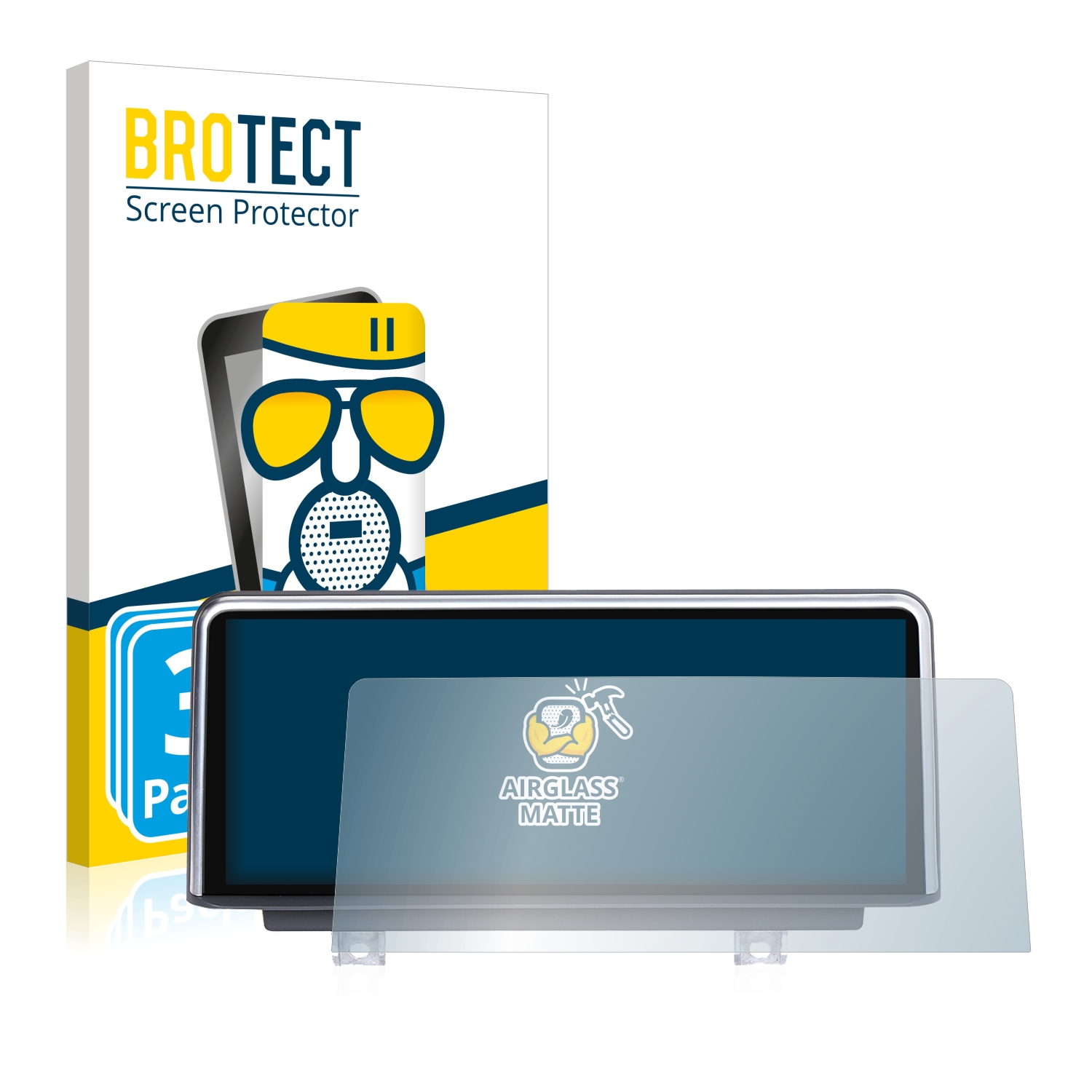 brotect Protection Ecran Verre Compatible avec BMW 2 F45 2014-2017 Infotainment System 8.8 Film Protecteur Vitre 9H Anti-Rayures AirGlass 