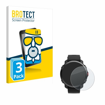Front side of a product packaging with the brand logo BROTECT. Next to it is the device Polar Grit X shown with the correspond