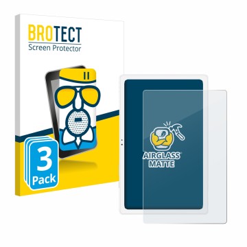 Vorderseite einer Produktverpackung mit dem Markenlogo BROTECT. Daneben ist das Gerät Samsung Galaxy Tab A7 10.4 WiFi 2020 mit