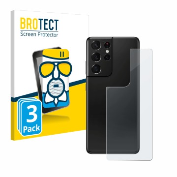 Parte frontal de un envase de producto con el logotipo de la marca BROTECT. Al lado se muestra el dispositivo Samsung Galaxy S