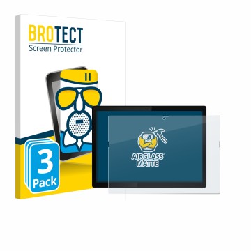 Vorderseite einer Produktverpackung mit dem Markenlogo BROTECT. Daneben ist das Gerät Lenovo ThinkPad X12 Detachable Gen 1 mit