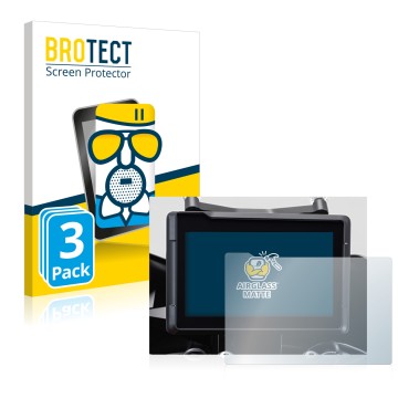 Face avant d’un emballage produit avec le logo de la marque BROTECT. À côté, l’appareil KTM 1290 Super Duke GT 2022 TFT 7