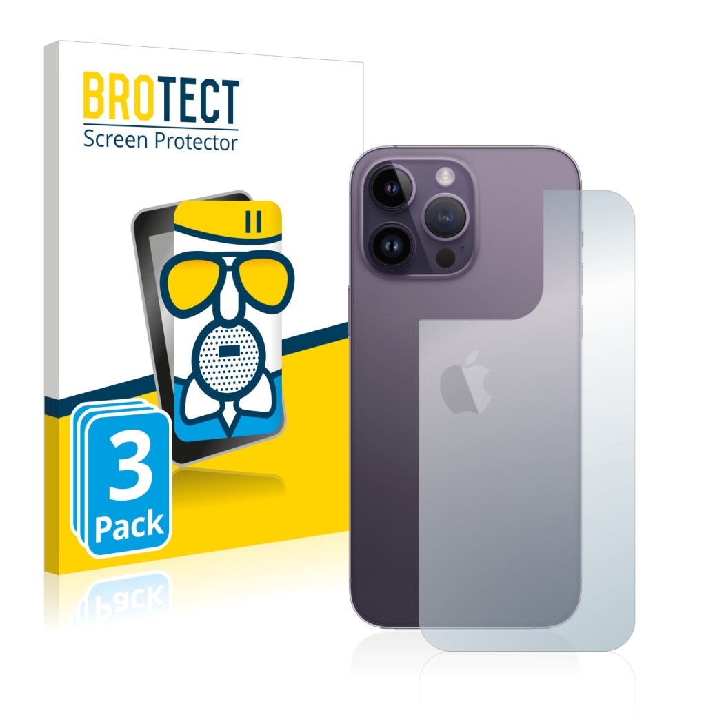 3x BROTECT AirGlass Matte Protection d'écran en verre mat pour Apple iPhone  14 Pro Max