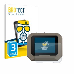 Vorderseite einer Produktverpackung mit dem Markenlogo BROTECT. Daneben ist das Gerät Garmin Xero C1 Pro mit dem zugehörigen D